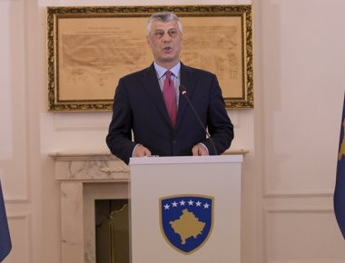 Βουλευτικές εκλογές για τις 11 Ιουνίου προκήρυξε ο Θάτσι στο Κόσοβο